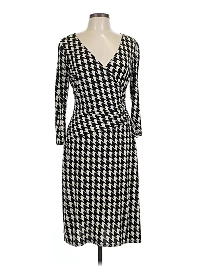 Pre-owned Evan Picone Cocktail Dress In Black