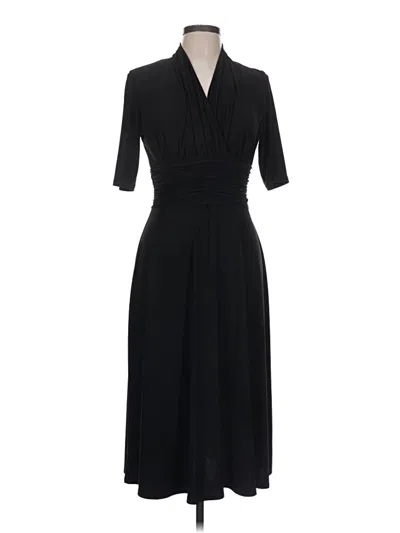 Pre-owned Evan Picone Cocktail Dress In Black