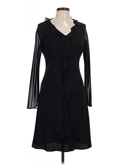Pre-owned Evan Picone Cocktail Dress In Black