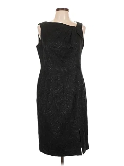 Pre-owned Evan Picone Cocktail Dress In Black