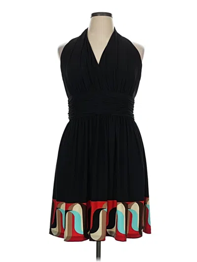 Pre-owned Evan Picone Cocktail Dress In Black