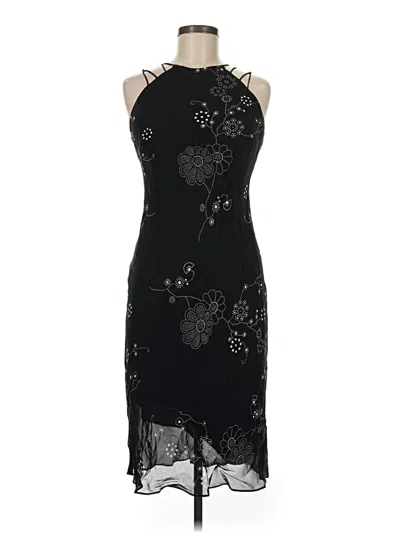 Pre-owned Evan Picone Cocktail Dress In Black