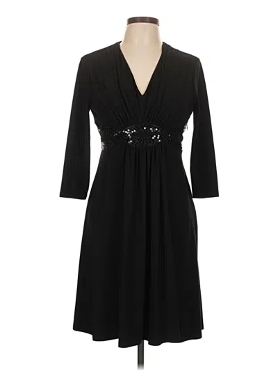 Pre-owned Evan Picone Cocktail Dress In Black