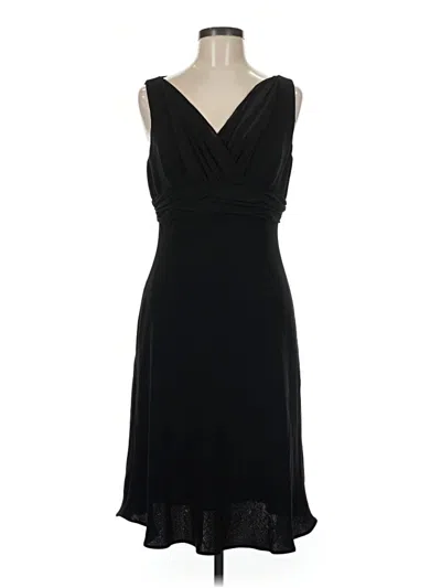 Pre-owned Evan Picone Cocktail Dress In Black