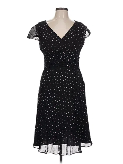 Pre-owned Evan Picone Cocktail Dress In Black