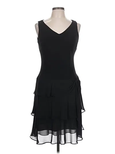 Pre-owned Evan Picone Cocktail Dress In Black