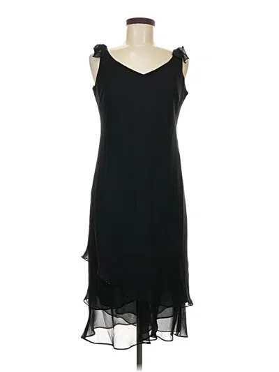 Pre-owned Evan Picone Cocktail Dress In Black