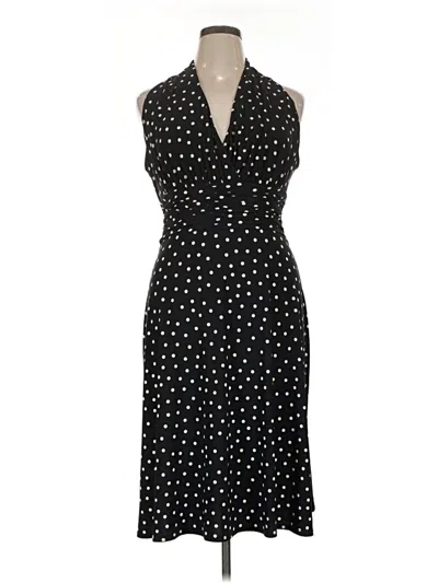 Pre-owned Evan Picone Cocktail Dress In Black