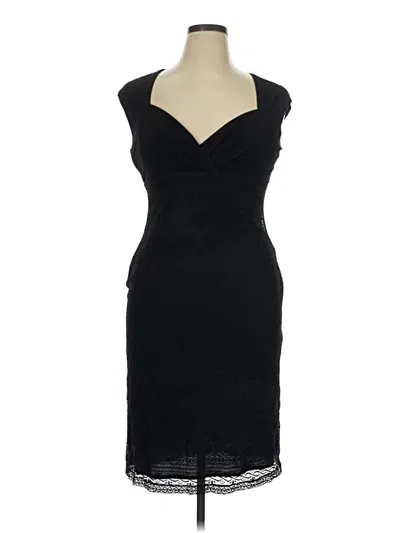 Pre-owned Evan Picone Cocktail Dress In Black