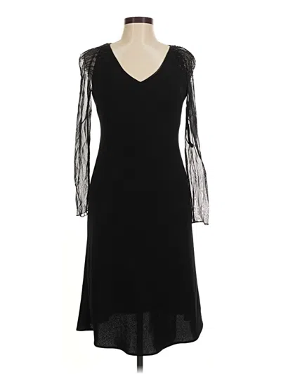 Pre-owned Evan Picone Cocktail Dress In Black