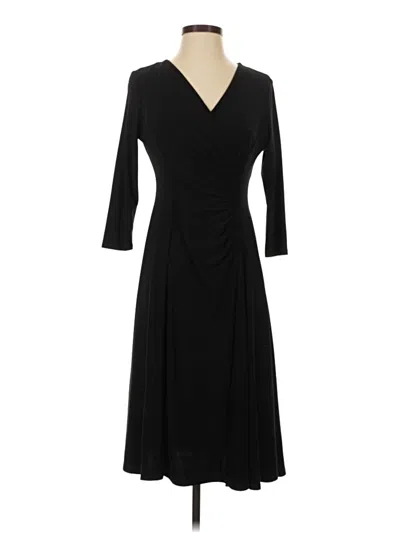 Pre-owned Evan Picone Cocktail Dress In Black