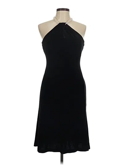 Pre-owned Evan Picone Cocktail Dress In Black