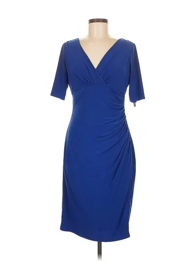 Pre-owned Evan Picone Cocktail Dress In Blue