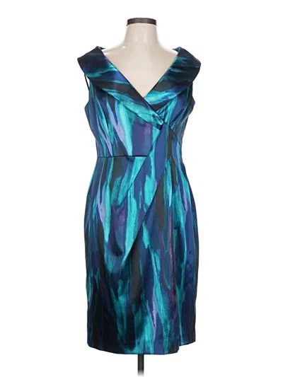 Pre-owned Evan Picone Cocktail Dress In Blue
