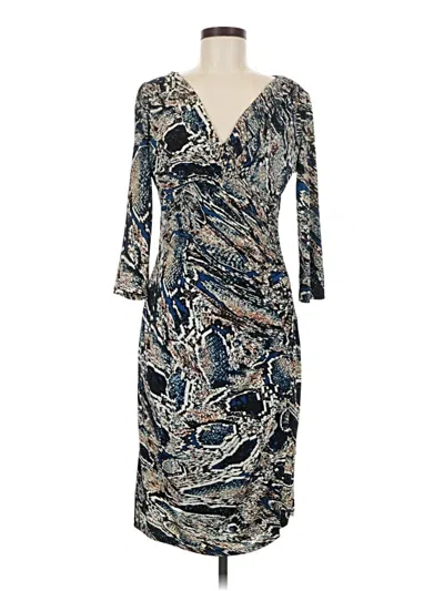 Pre-owned Evan Picone Cocktail Dress In Blue