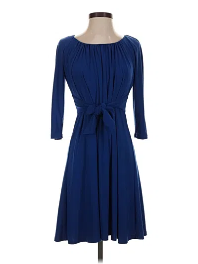 Pre-owned Evan Picone Cocktail Dress In Blue