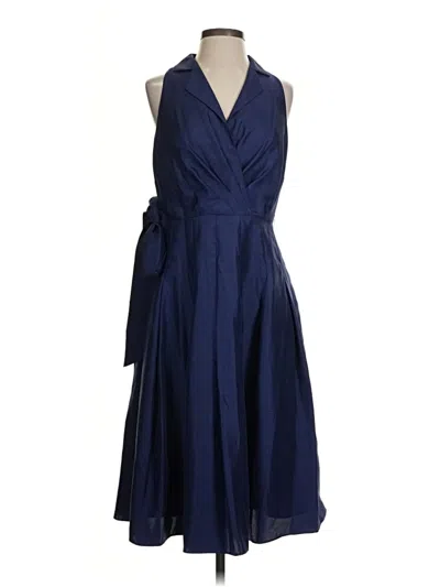 Pre-owned Evan Picone Cocktail Dress In Blue