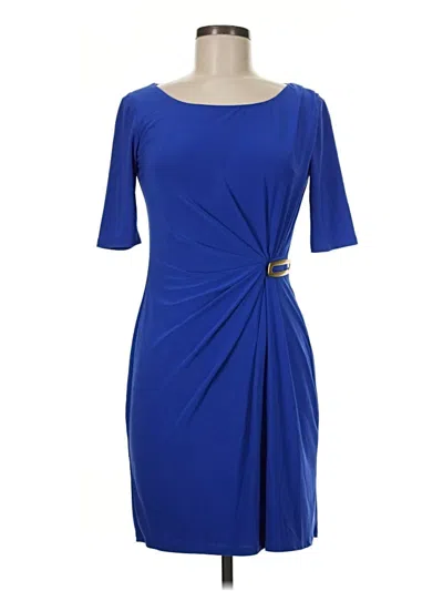 Pre-owned Evan Picone Cocktail Dress In Blue