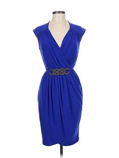 Pre-owned Evan Picone Cocktail Dress In Blue