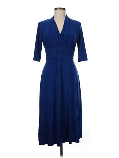 Pre-owned Evan Picone Cocktail Dress In Blue