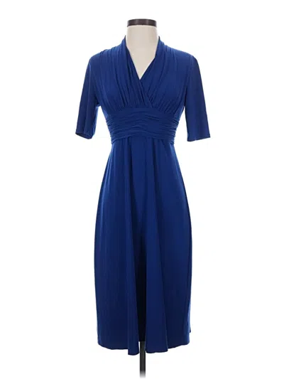 Pre-owned Evan Picone Cocktail Dress In Blue