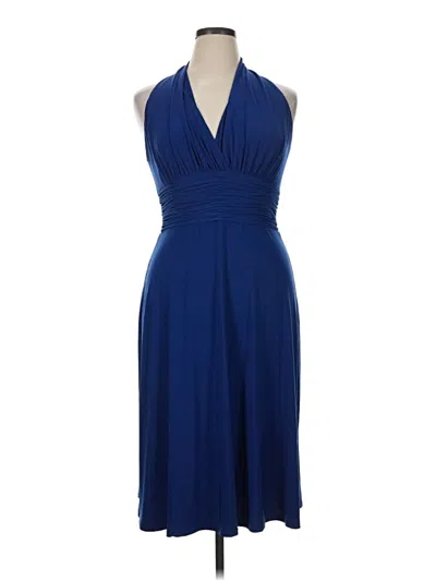 Pre-owned Evan Picone Cocktail Dress In Blue