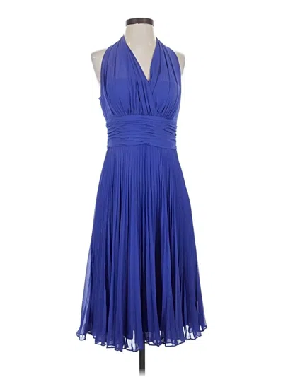 Pre-owned Evan Picone Cocktail Dress In Blue
