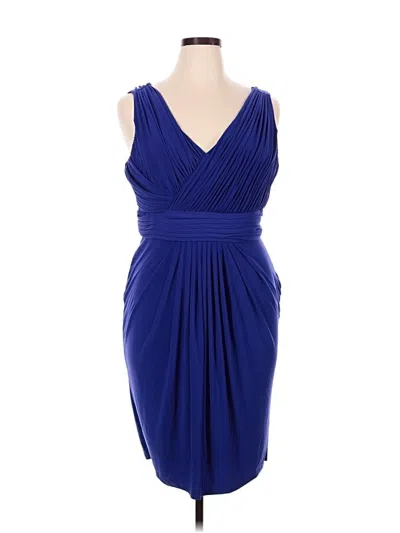 Pre-owned Evan Picone Cocktail Dress In Blue