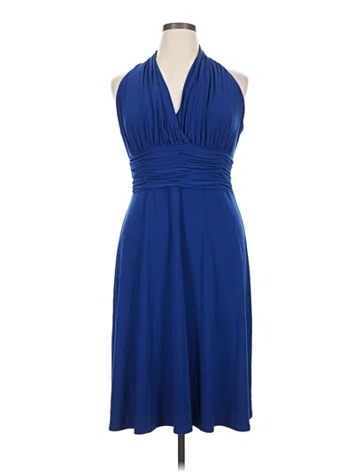 Pre-owned Evan Picone Cocktail Dress In Blue