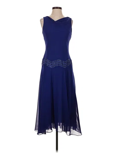 Pre-owned Evan Picone Cocktail Dress In Blue