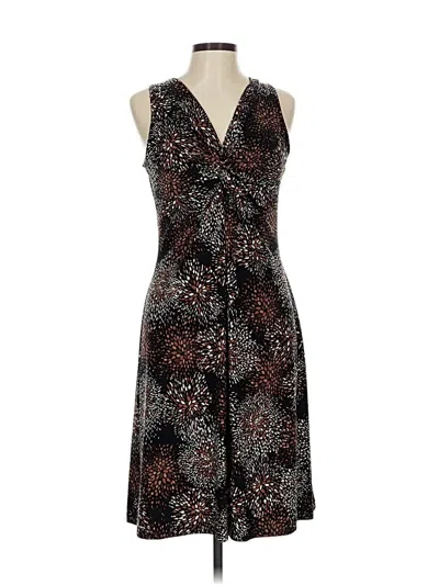 Pre-owned Evan Picone Cocktail Dress In Brown