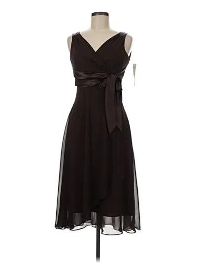 Pre-owned Evan Picone Cocktail Dress In Brown