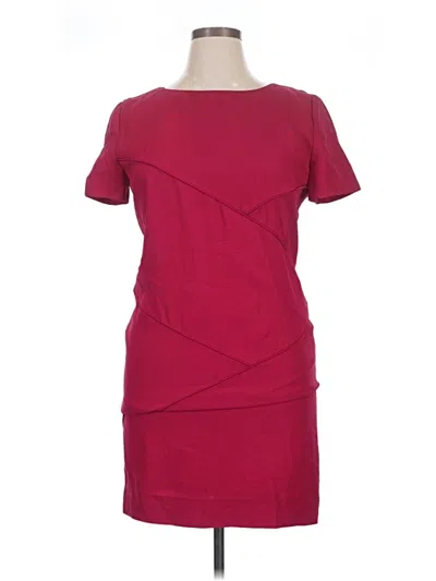 Pre-owned Evan Picone Cocktail Dress In Burgundy