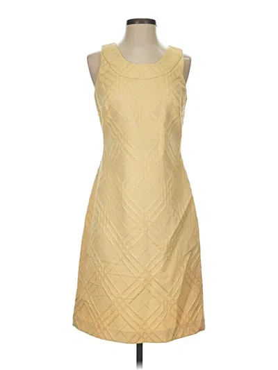Pre-owned Evan Picone Cocktail Dress In Gold