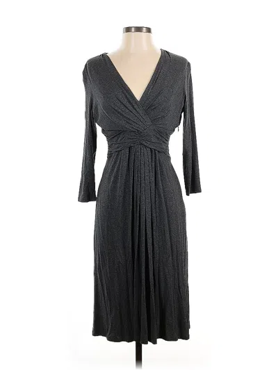 Pre-owned Evan Picone Cocktail Dress In Gray