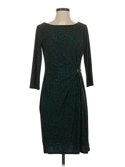 Pre-owned Evan Picone Cocktail Dress In Green