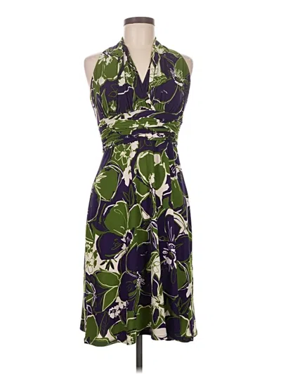 Pre-owned Evan Picone Cocktail Dress In Green