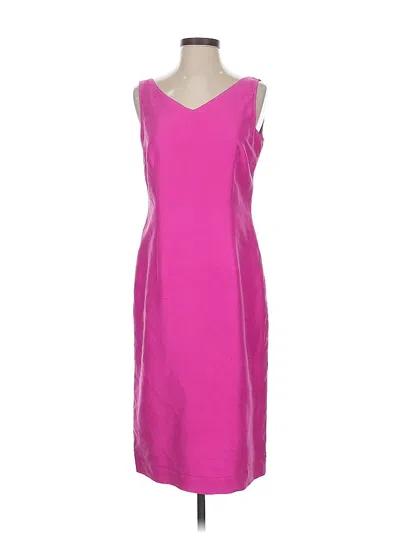 Pre-owned Evan Picone Cocktail Dress In Pink