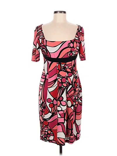 Pre-owned Evan Picone Cocktail Dress In Pink