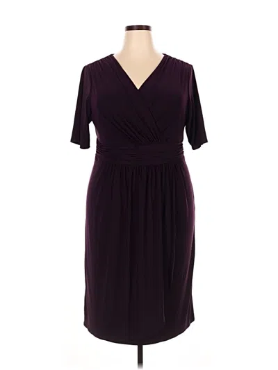 Pre-owned Evan Picone Cocktail Dress In Purple