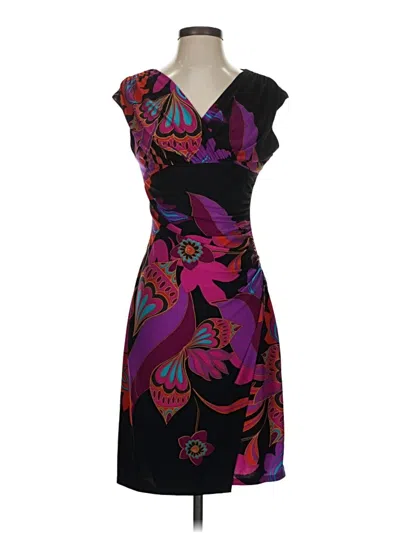 Pre-owned Evan Picone Cocktail Dress In Purple