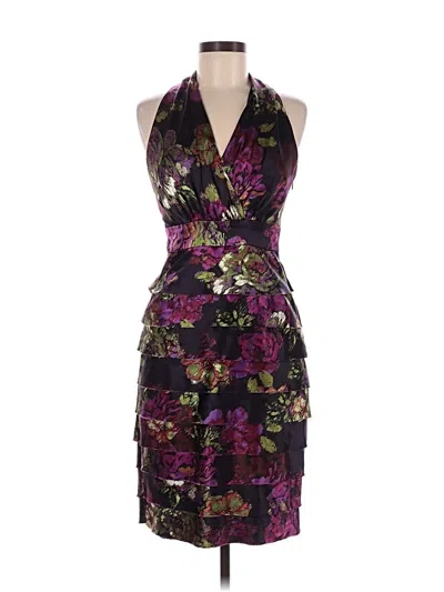 Pre-owned Evan Picone Cocktail Dress In Purple