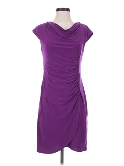 Pre-owned Evan Picone Cocktail Dress In Purple