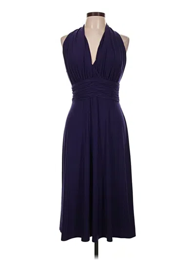 Pre-owned Evan Picone Cocktail Dress In Purple