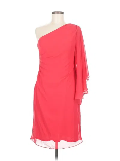 Pre-owned Evan Picone Cocktail Dress In Red