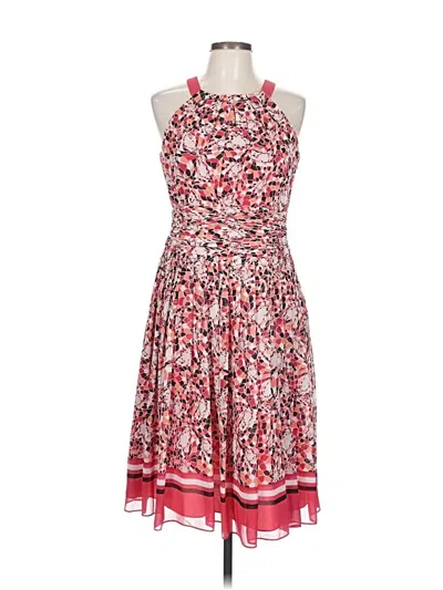 Pre-owned Evan Picone Cocktail Dress In Red