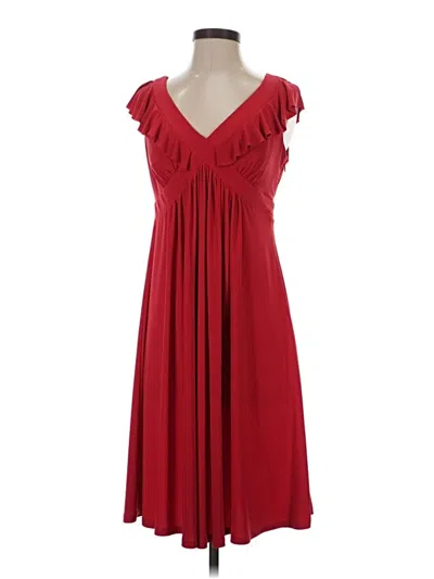 Pre-owned Evan Picone Cocktail Dress In Red