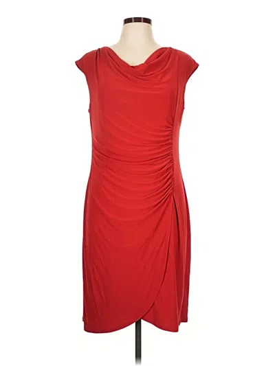 Pre-owned Evan Picone Cocktail Dress In Red