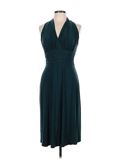 Pre-owned Evan Picone Cocktail Dress In Teal