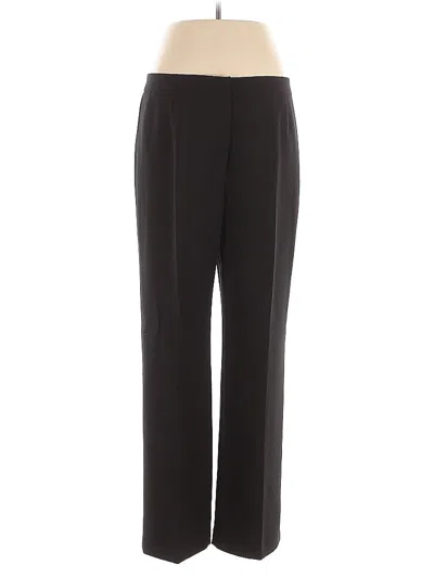 Pre-owned Evan Picone Dress Pants In Black